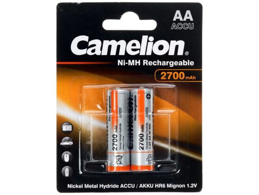Аккумулятор Camelion Always Ready AA-2700mAh Ni-Mh BL-2